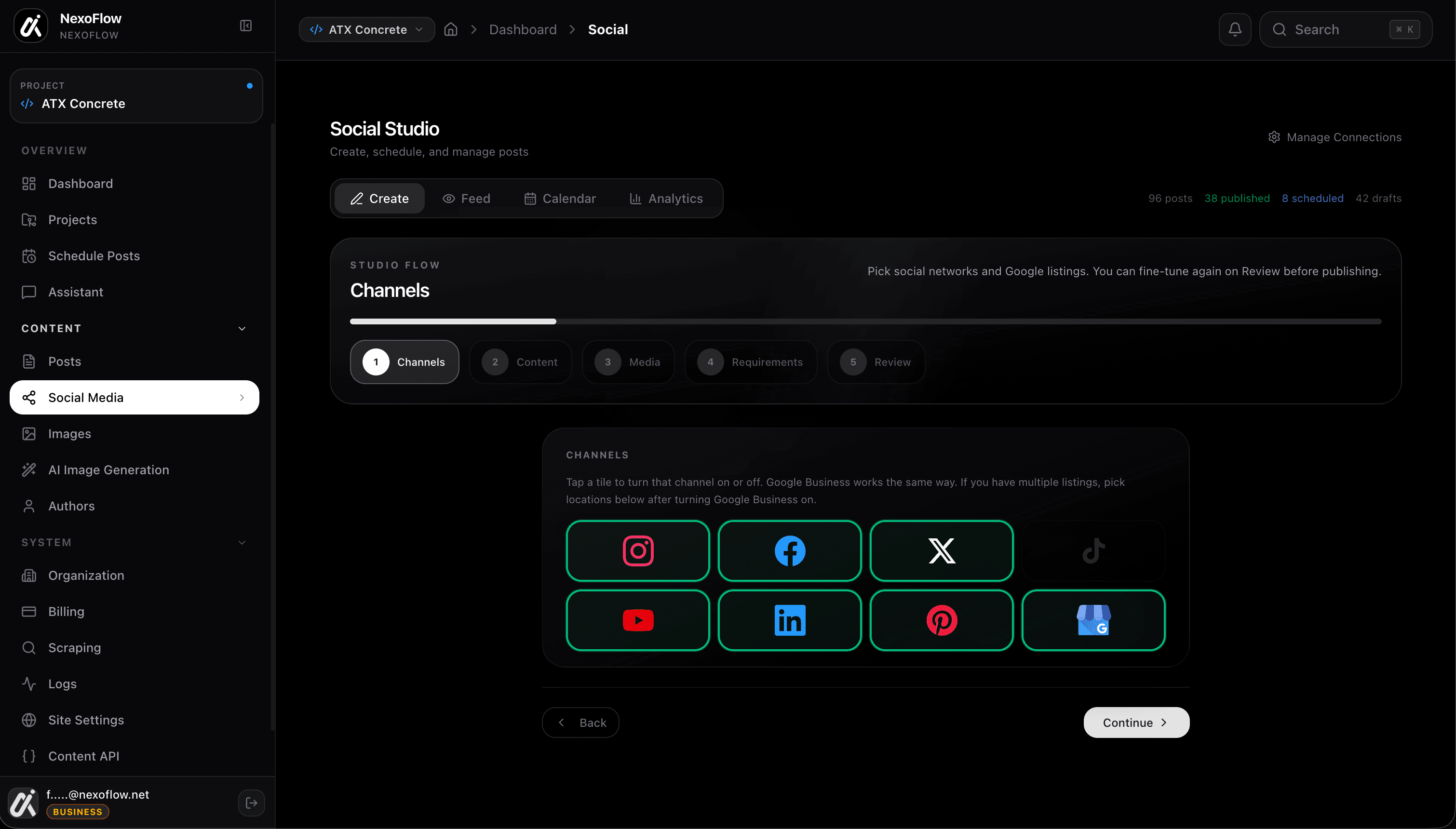 NexoFlow Social Studio